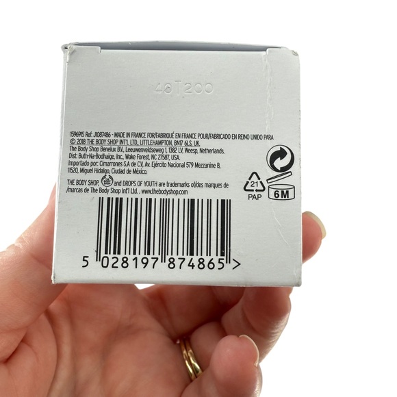 The Body Shop DROPS OF YOUTH Bouncy Eye Mask 3 Plant Stem Cells 0.6 oz NIB Vegan - Picture 12 of 12